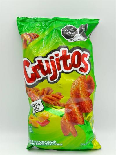 CRUJITOS CHILE & CHEESE COM CHIPS 4.2 OZ