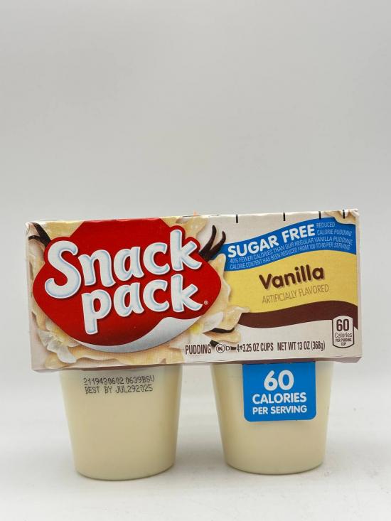 Snack Pack Vanilla  4PC
