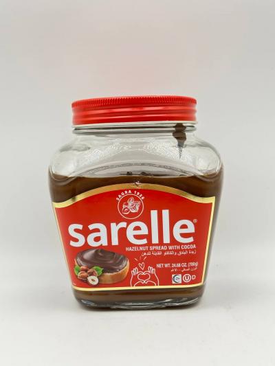 Sarelle Hazelnut Spread w. Cocoa 700g.