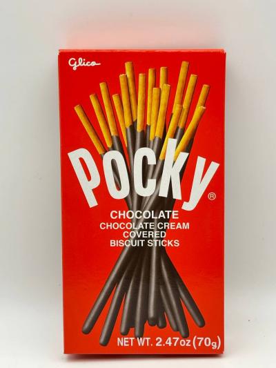 GLICA POCKY CHOCOLATE CREAM COVERED BISCUIT STICKS 70G