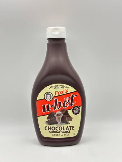 FOX'S U - BET CHOCOLATE SUNDAE SAUCE 567g