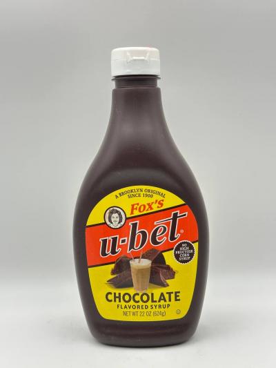 FOX'S U - BET CHOCOLATE FLV SYRUP 624g