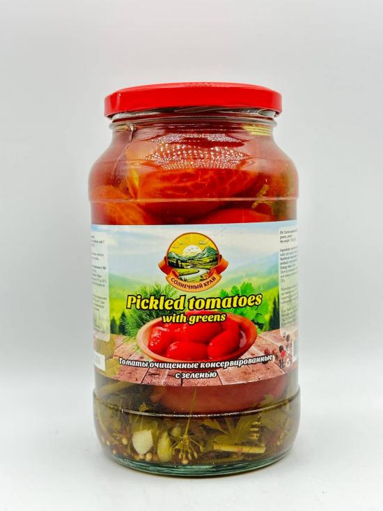 Pickled Tomatoes with Greens 1L