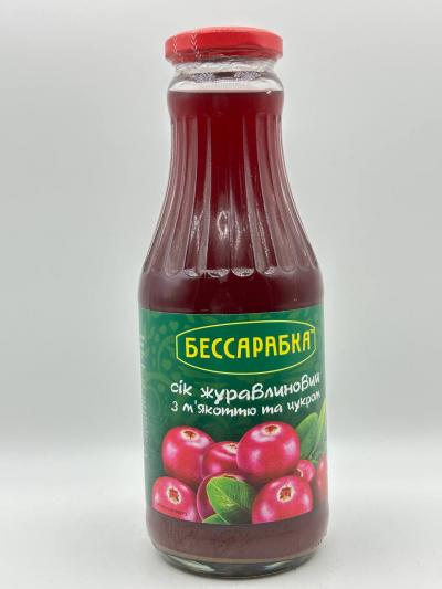 BESSARABKA CRANBERRY JUICE 1L