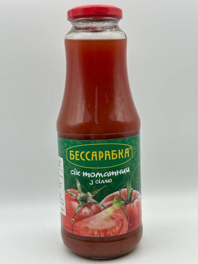 BESSARABKA TOMATO JUICE with SALT STERILIZED 1L