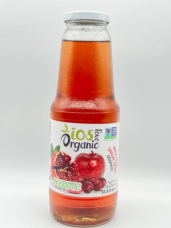 IOS ORGANIC APPLE CIDER VINEGAR DRINK 1L