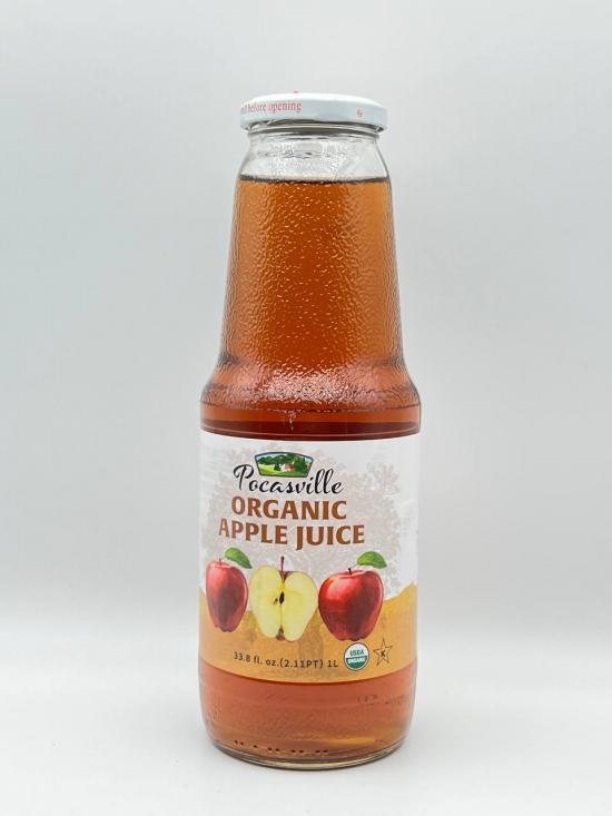 POCASVILLE ORGANIC APPLE JUICE 1L