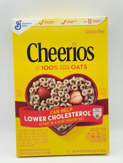 CHEERIOS OATS LOWER CHOLESTEROL 252g