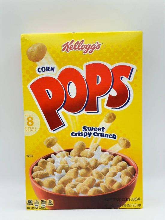 Kelloggs corm pops sweet crispy crunch 221g