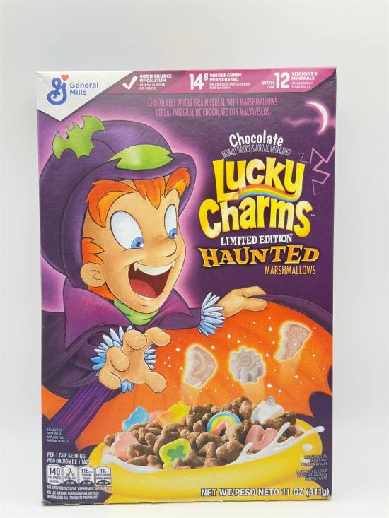 Lucky Charms haunted marshmallows