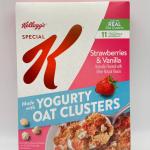 KELLOGGS made with yogurt oat clusters 377g