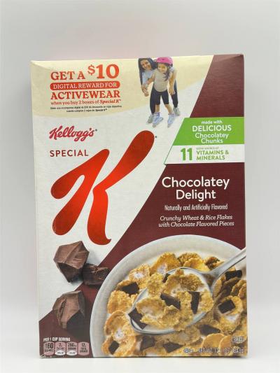 SPECIAL K CHOCOLATEY DELIGHT CEREAL 343g