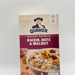 QUAKER INSTANT OATMEAL RAISIN , DATE & WALNUT 296g