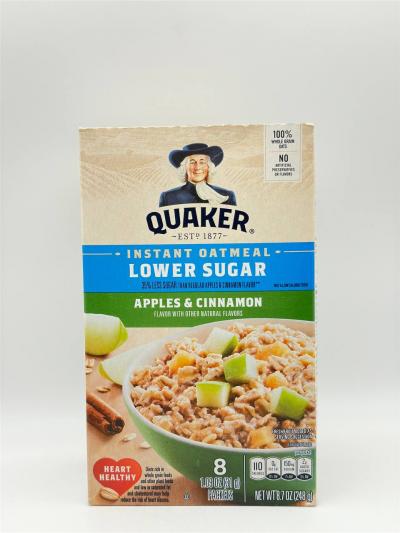 Quaker Lower sugar apple & cinnamon 248g