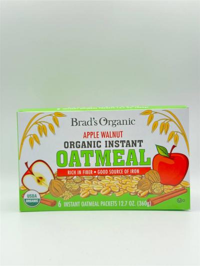 Brad's organic apple walnut Oatmeal 360g