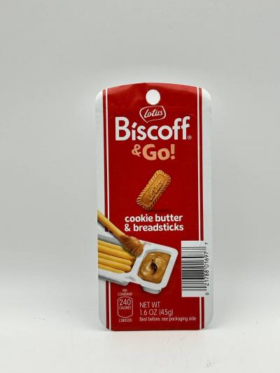 Biscoff & go cookie butter & breadsticks 45g