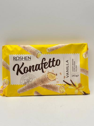 Konafetto wafer rolls with vanilla 140g