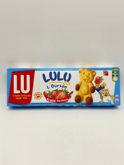 Lulu L'ourson fraise Aardbeien 100g