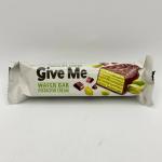 Give me wafer bar pistachio cream chocolate