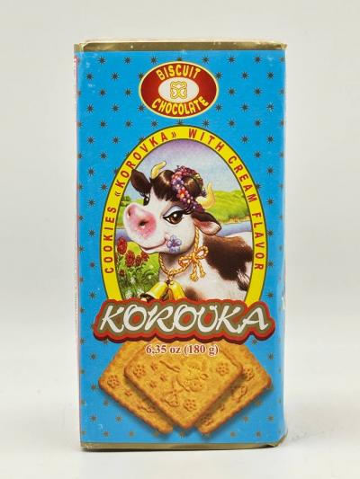 COOKIES KOROVKA WITH CREAM flv 180g