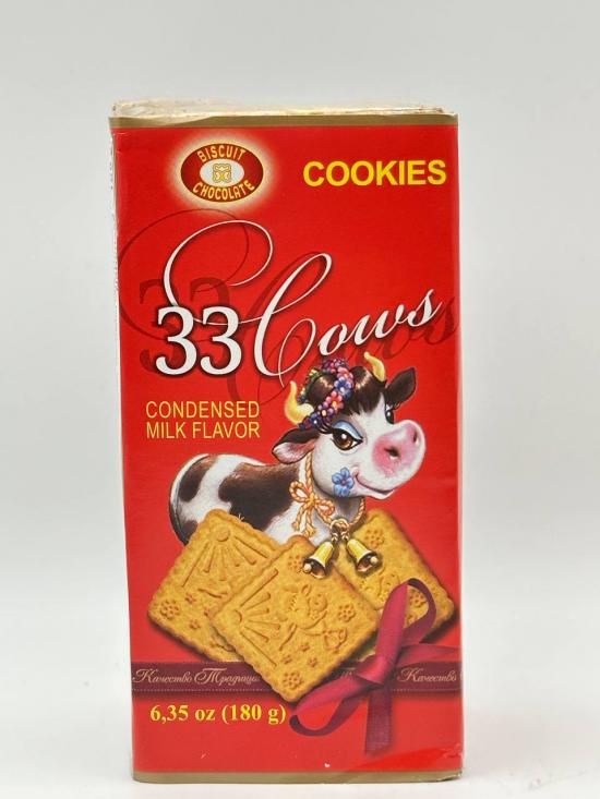 COOKIES 33 COWS CONDENSED MILK flv 180g