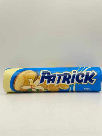 PATRICK VANILLA flv FILLED BISCUITS 500g