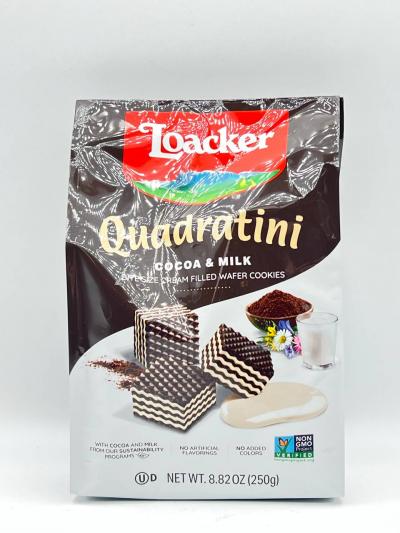 LOACKER COCOA & MILK WAFER 250g