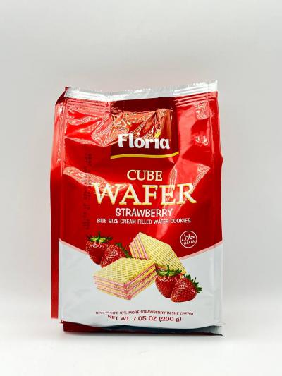 Floria cube wafer Strawberry 200g