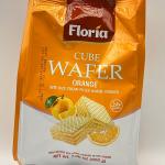 floria cube wafer orange in cream 200g