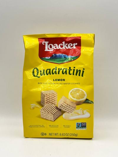 Loacher Quadratini lemon wafers 250g