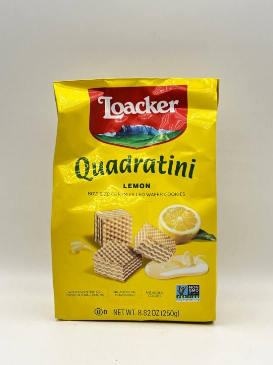 Loacher Quadratini lemon wafers 250g