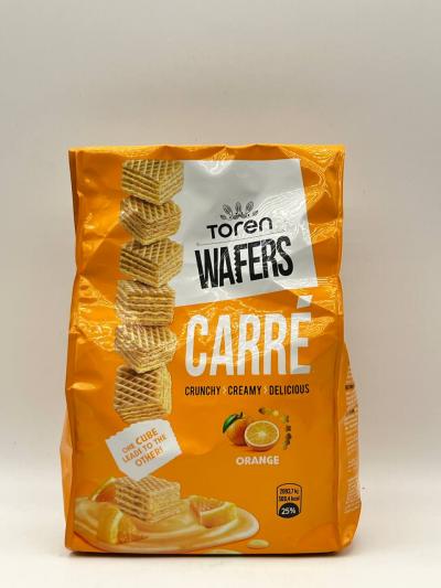 Toren wafers carre orange 250g