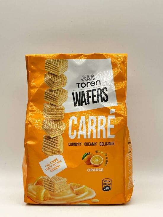 Toren wafers carre orange 250g