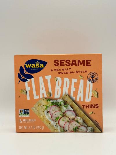 Wasa Thins Sesame & Sea Salt 190g.