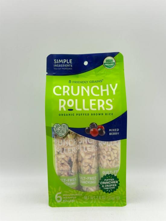 CRUNCHY ROLLERS MIXED BERRY 75G