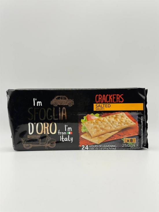 I'M SFOGLIA D'ORO  CRACKERS  SALTED 250G