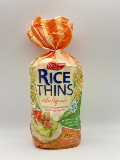 RICE THINS WHOLEGRAIN RICE CAKE 150G