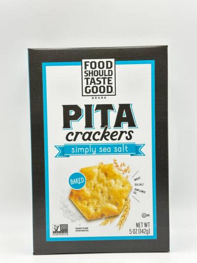 PITA CRACKERS SIMPLE SEA SALT 142G