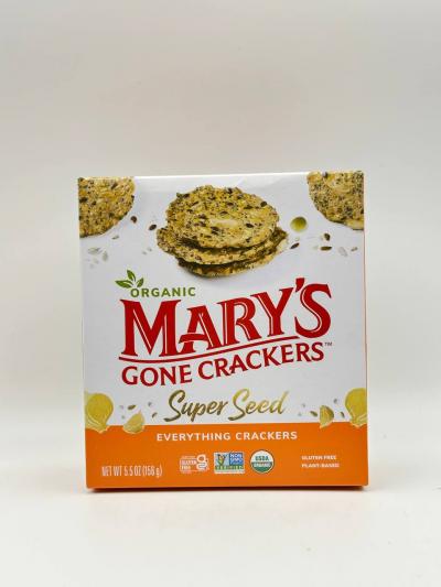 ORGANIC MARYS GONE CRACKERS SUPER SEED 156G