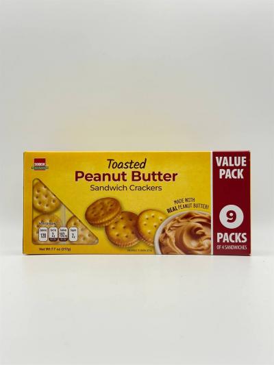 TOASTED PEANUT BUTTER SANDWICH CRACKERS 217G