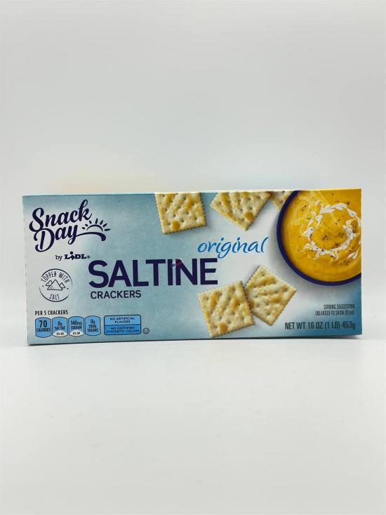 SNACK DAY SALTINE CRACKERS ORIGINAL 453G