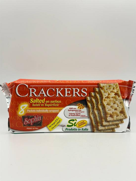 SOPHIA CRACKERS SALTED ON SURFACE 250G