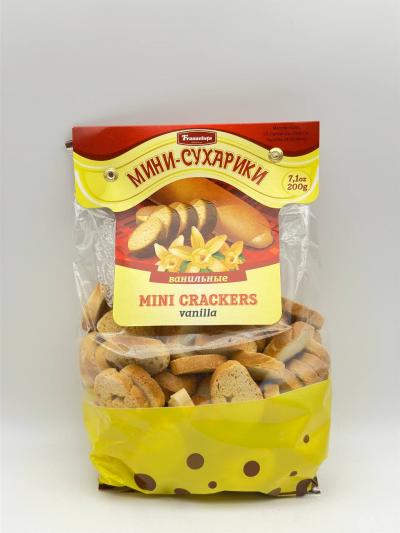 FRANZELUTA MINI CRACKERS VANILLA 200G