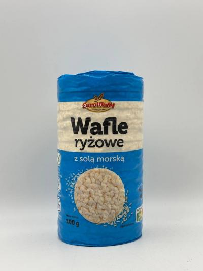 WAFLE RICE CAKES WITH SEA SALT 100G