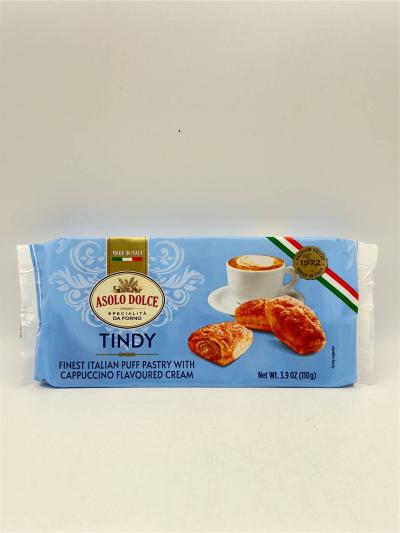 ASOLO DOLCE TINDY COOKIES WITH CAPPUCCINO FLAV CREAM 110G