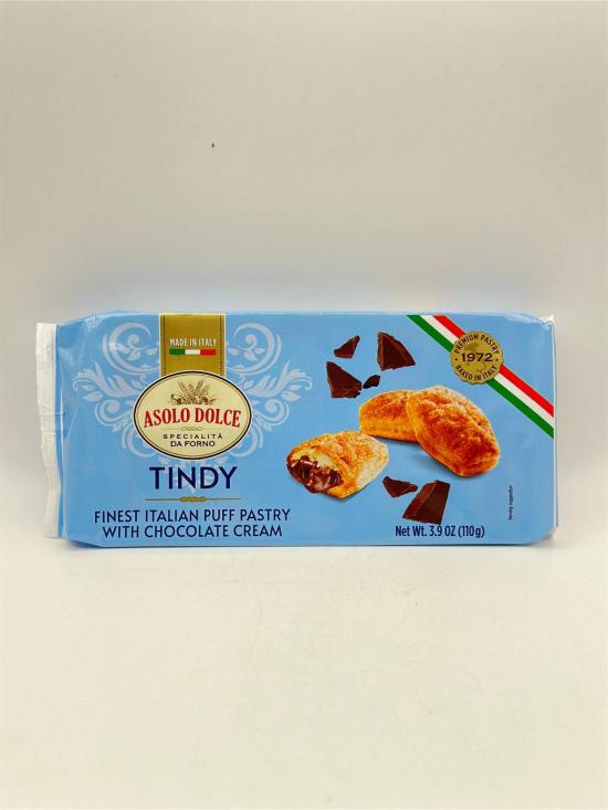 ASOLO DOLCE TINDY COOKIES WITH CHOCOLATE CREAM 110G