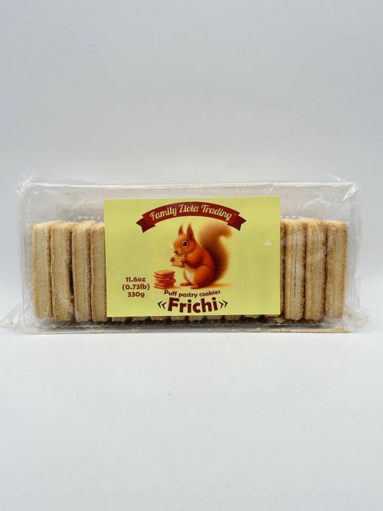 FAMILY ZLOTA TRADING PUFF PASTRY FRICHI COOKIES 330G