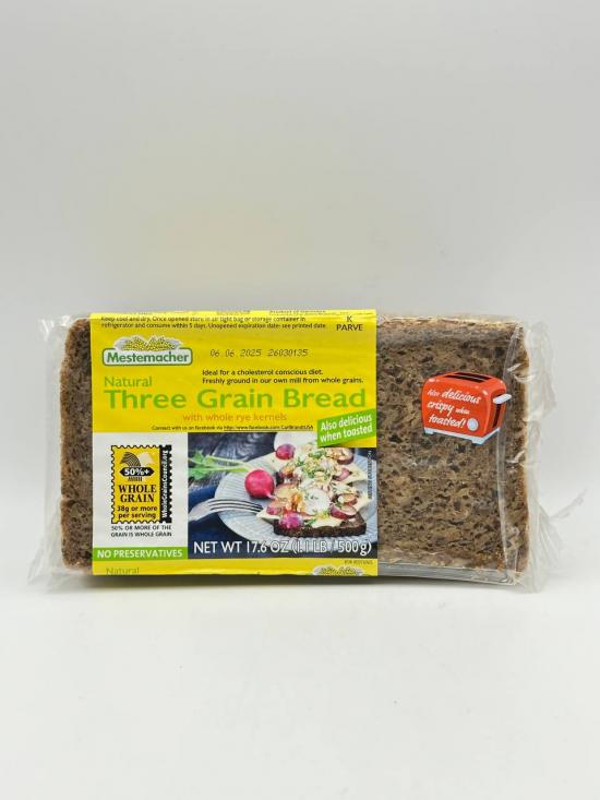 Three Grain Bread with whole rye kernels 500g