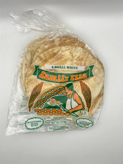 Family Pita 6 Small 11 OZ