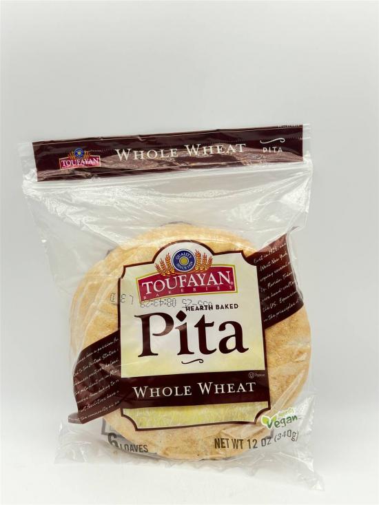 Toufayan Pita Whole Wheat 340G